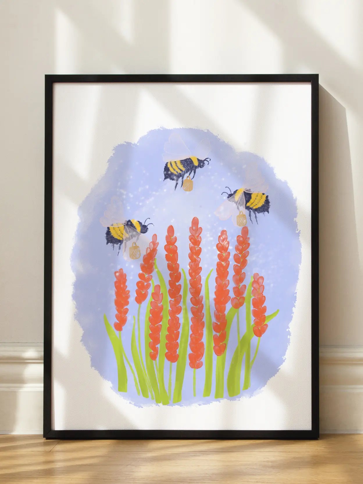 Bumblebees Carrying Little Baskets