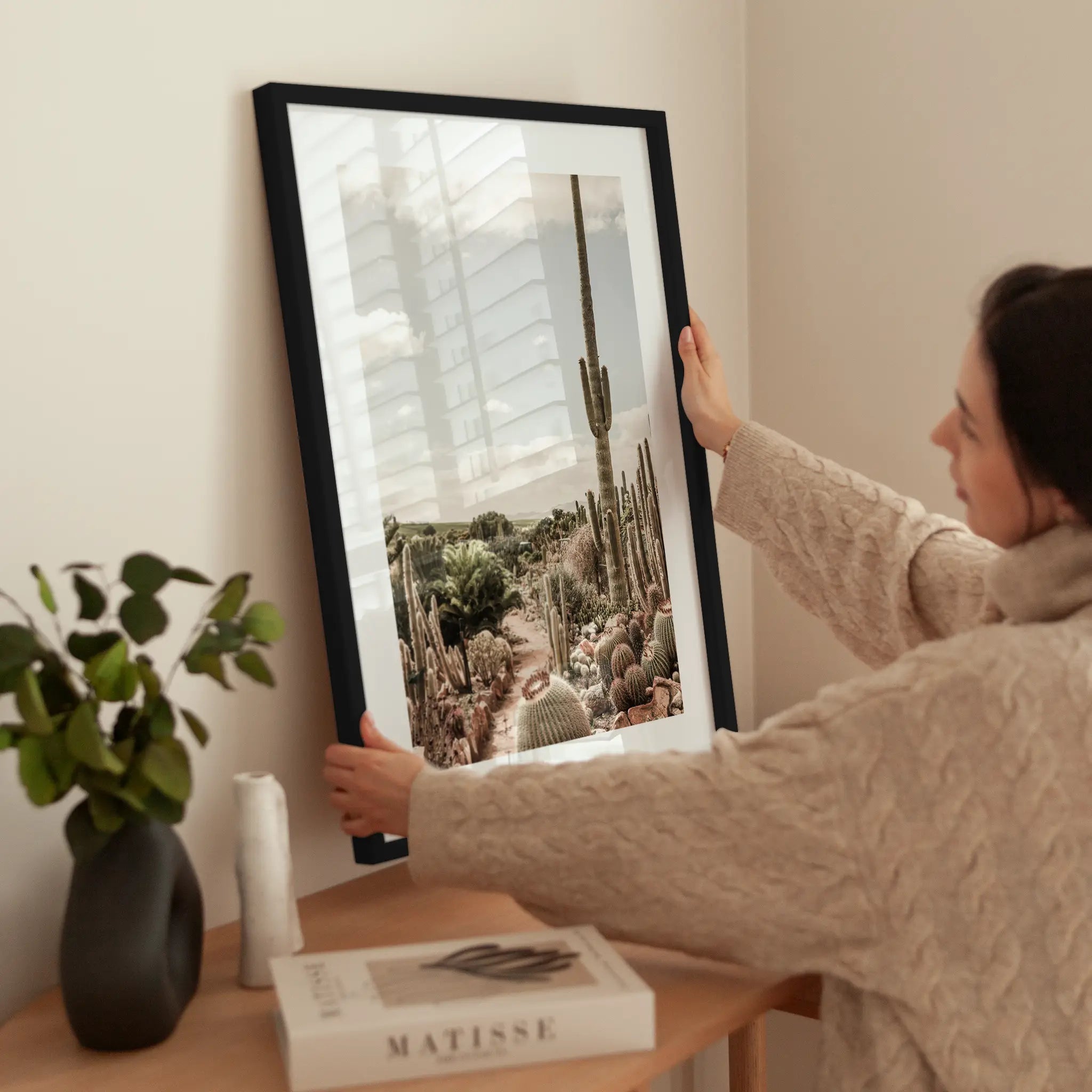 Cactus Garden wird aufgehängt