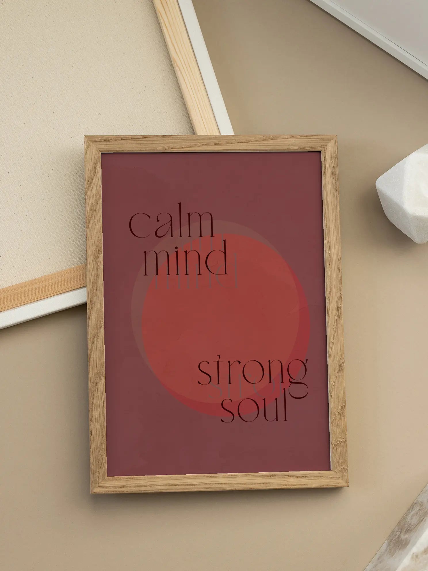 Calm Mind, Strong Soul Poster