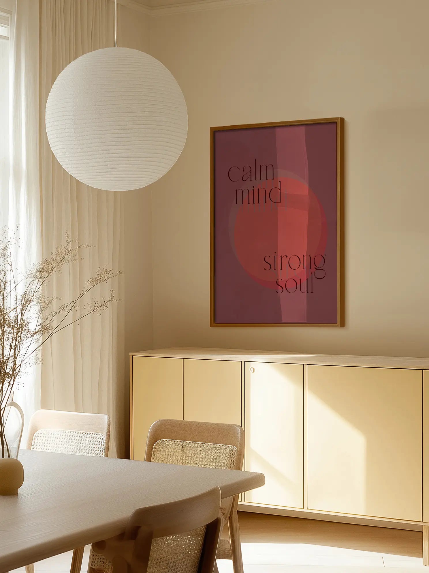 Calm Mind, Strong Soul Poster