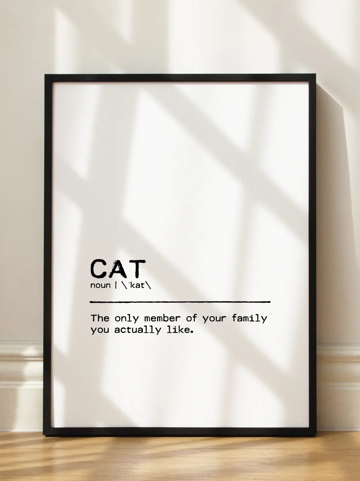 Cat Definition Poster