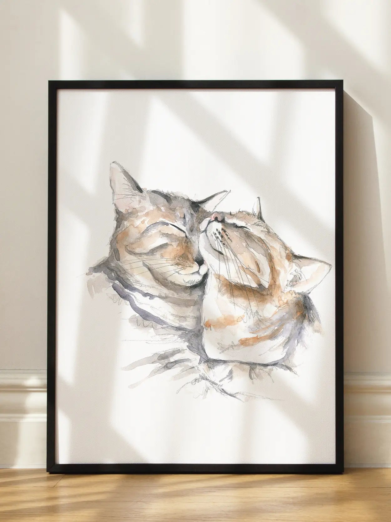Cat Hug Poster