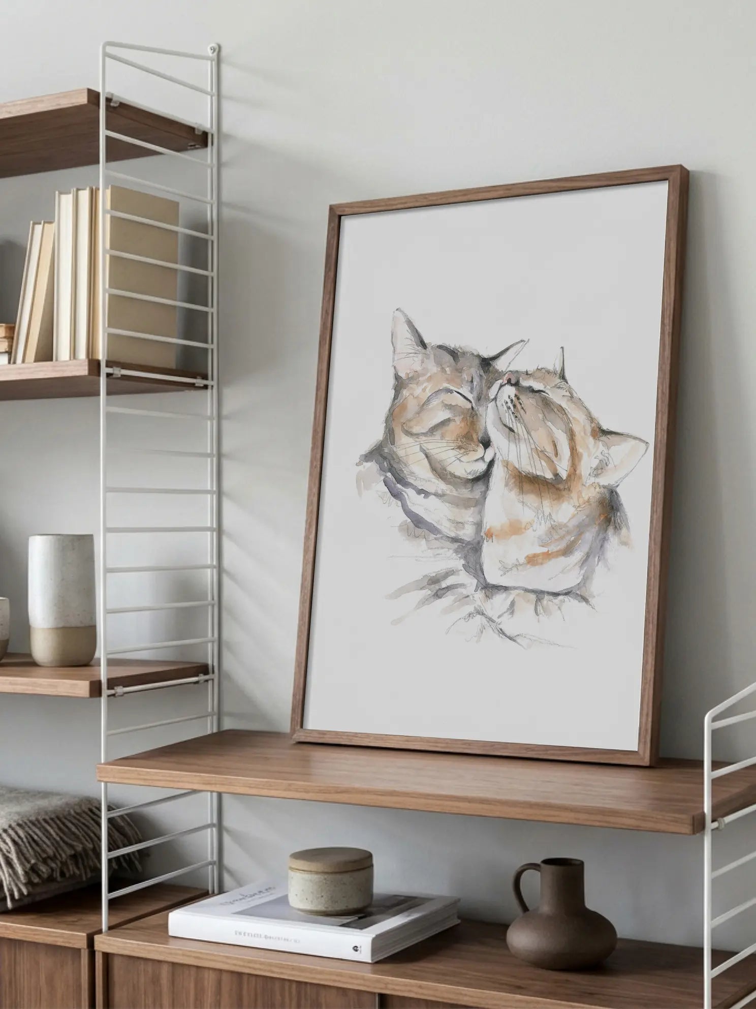 Cat Hug Poster