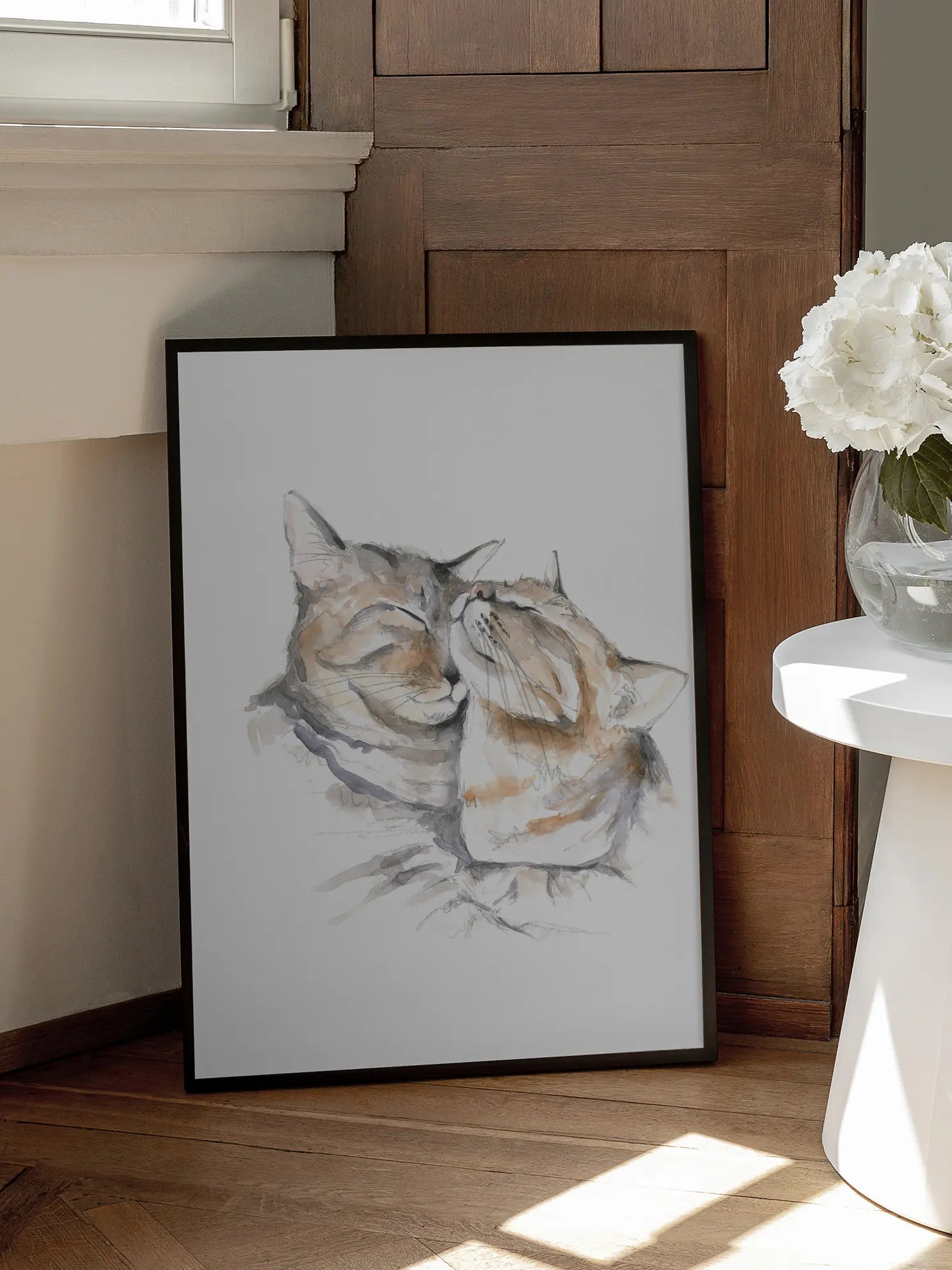 Cat Hug Poster