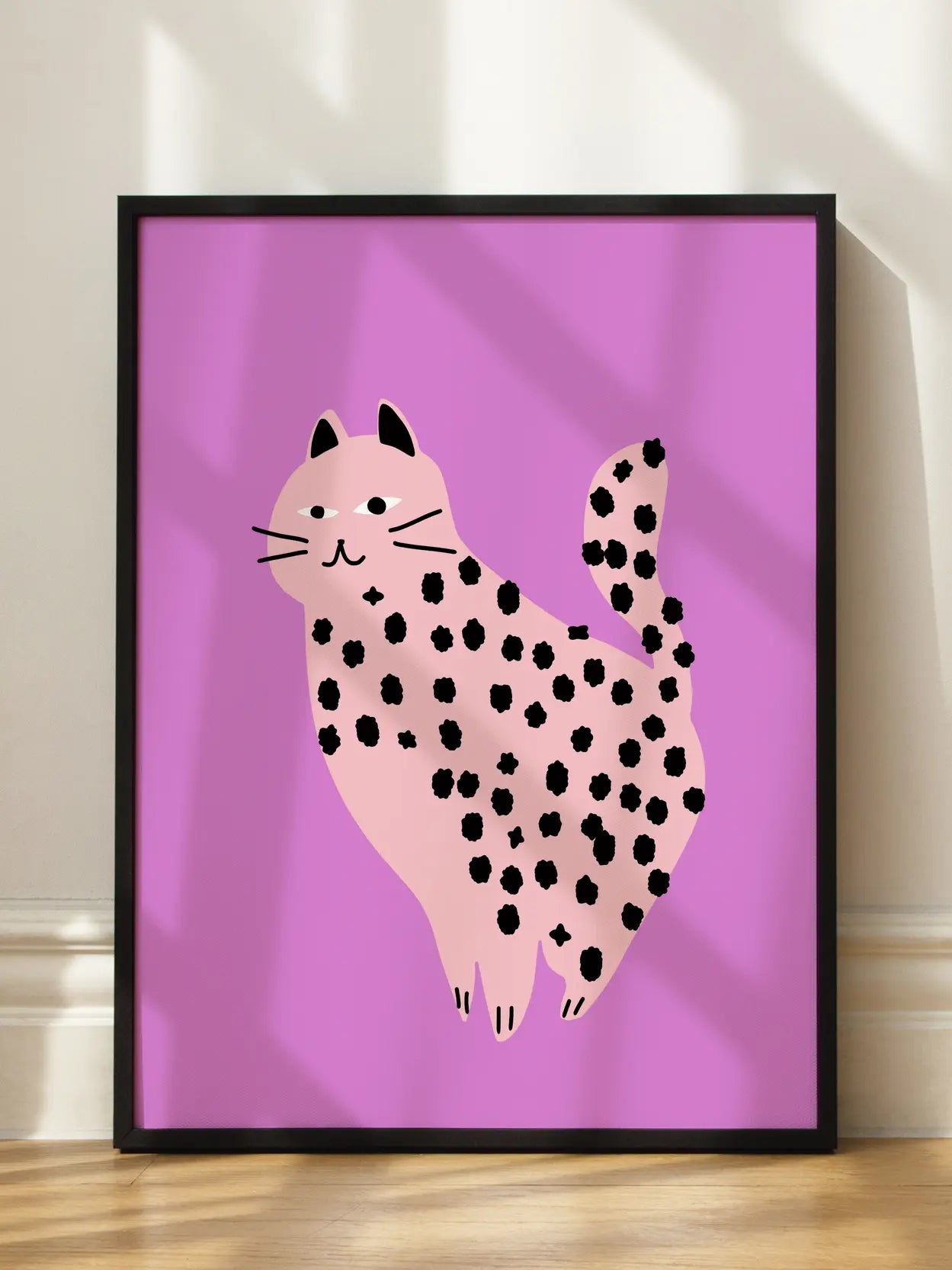 Cat Leopard Poster