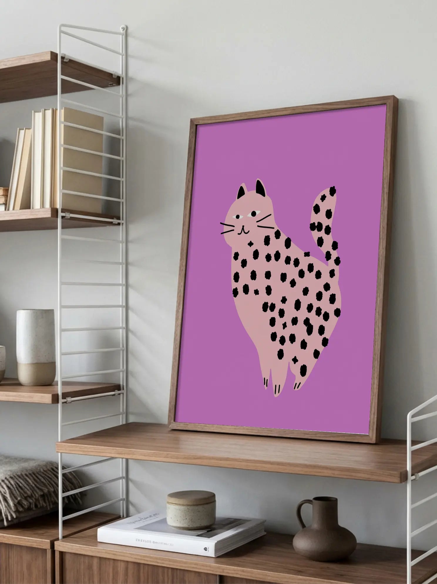 Cat Leopard Poster