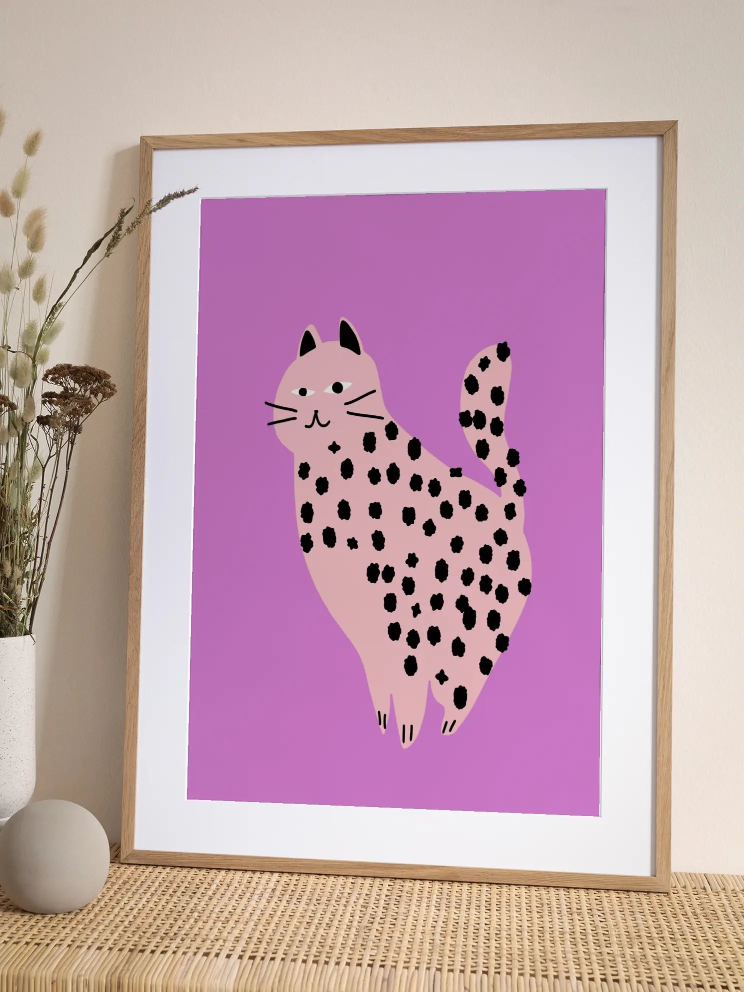 Cat Leopard Poster