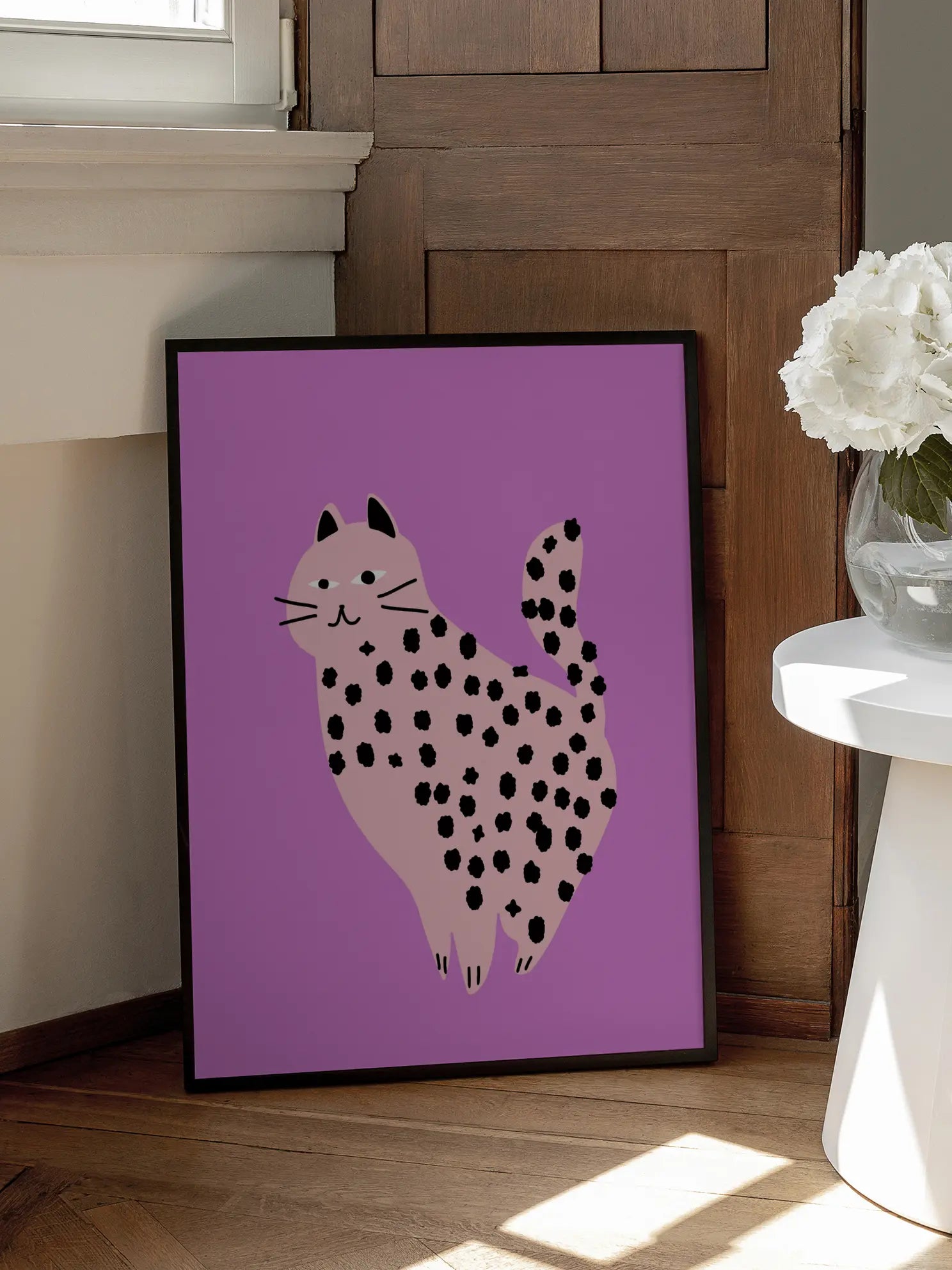 Cat Leopard Poster