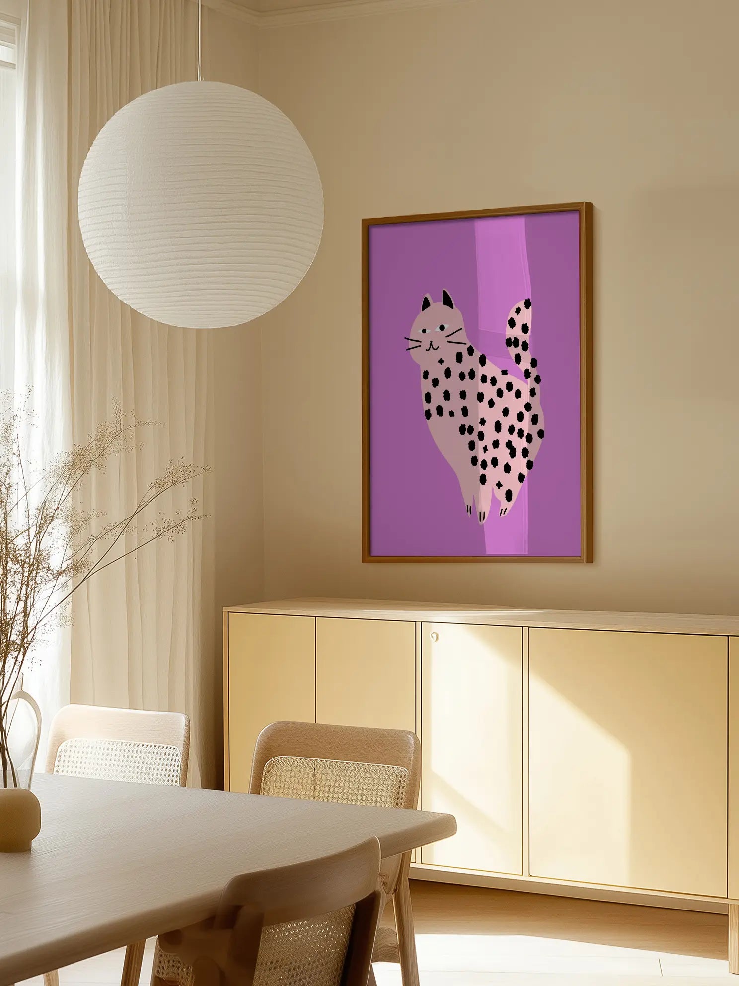 Cat Leopard Poster