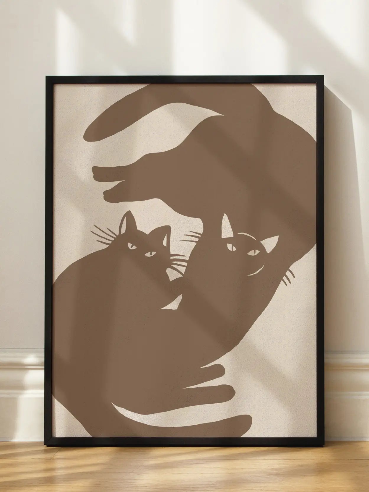 Cat Silhouettes Poster