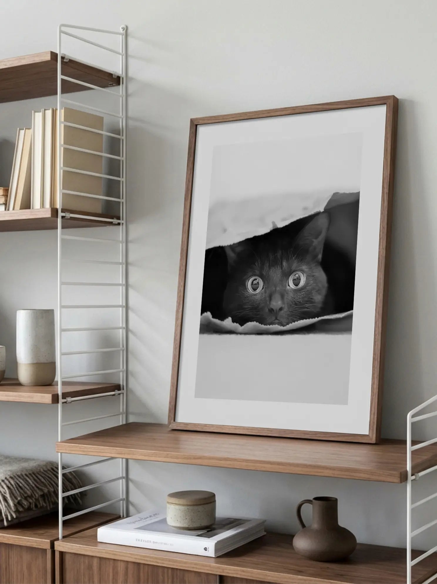 Cat in a Bag Poster