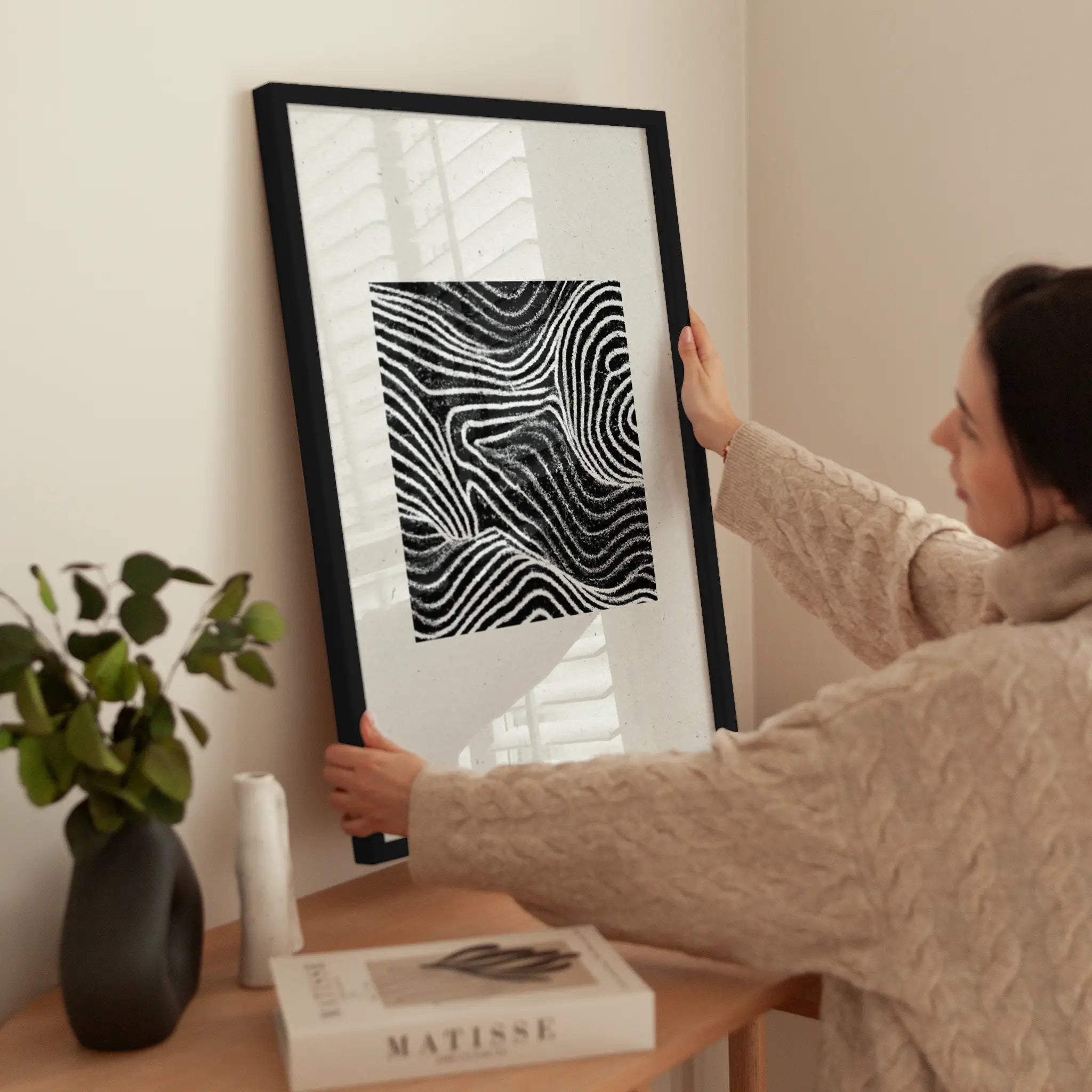 Chalk Lines wird aufgehängt