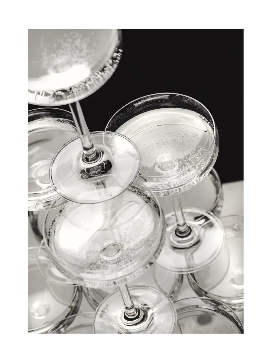 Champagne Tower No1 Poster