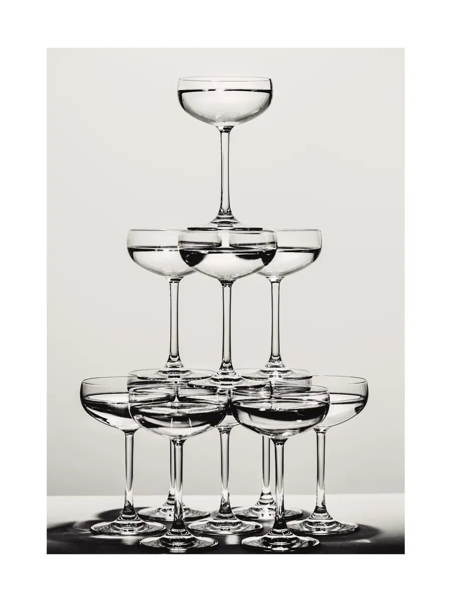 Champagne Tower No2 Poster