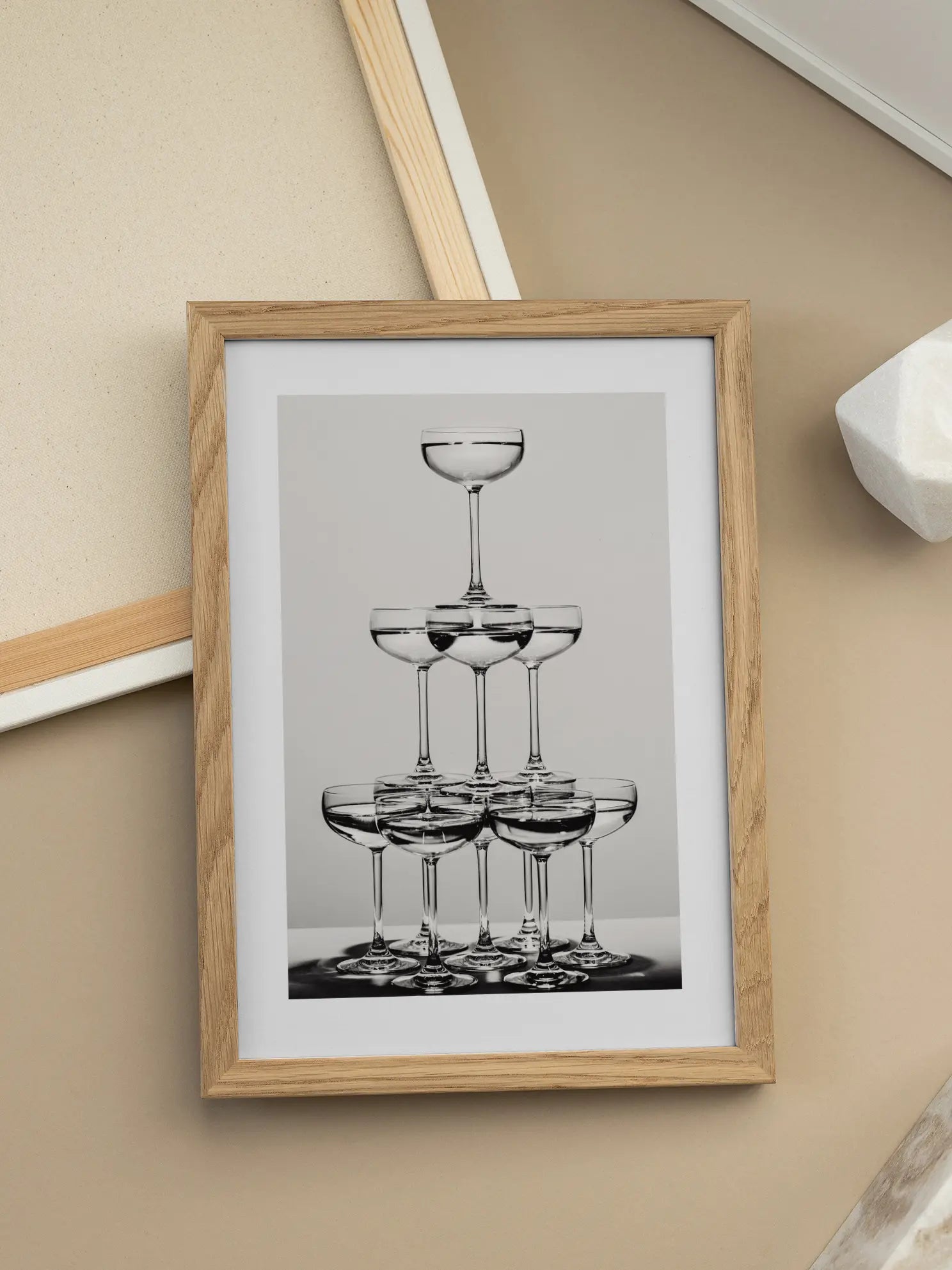 Champagne Tower No2 Poster