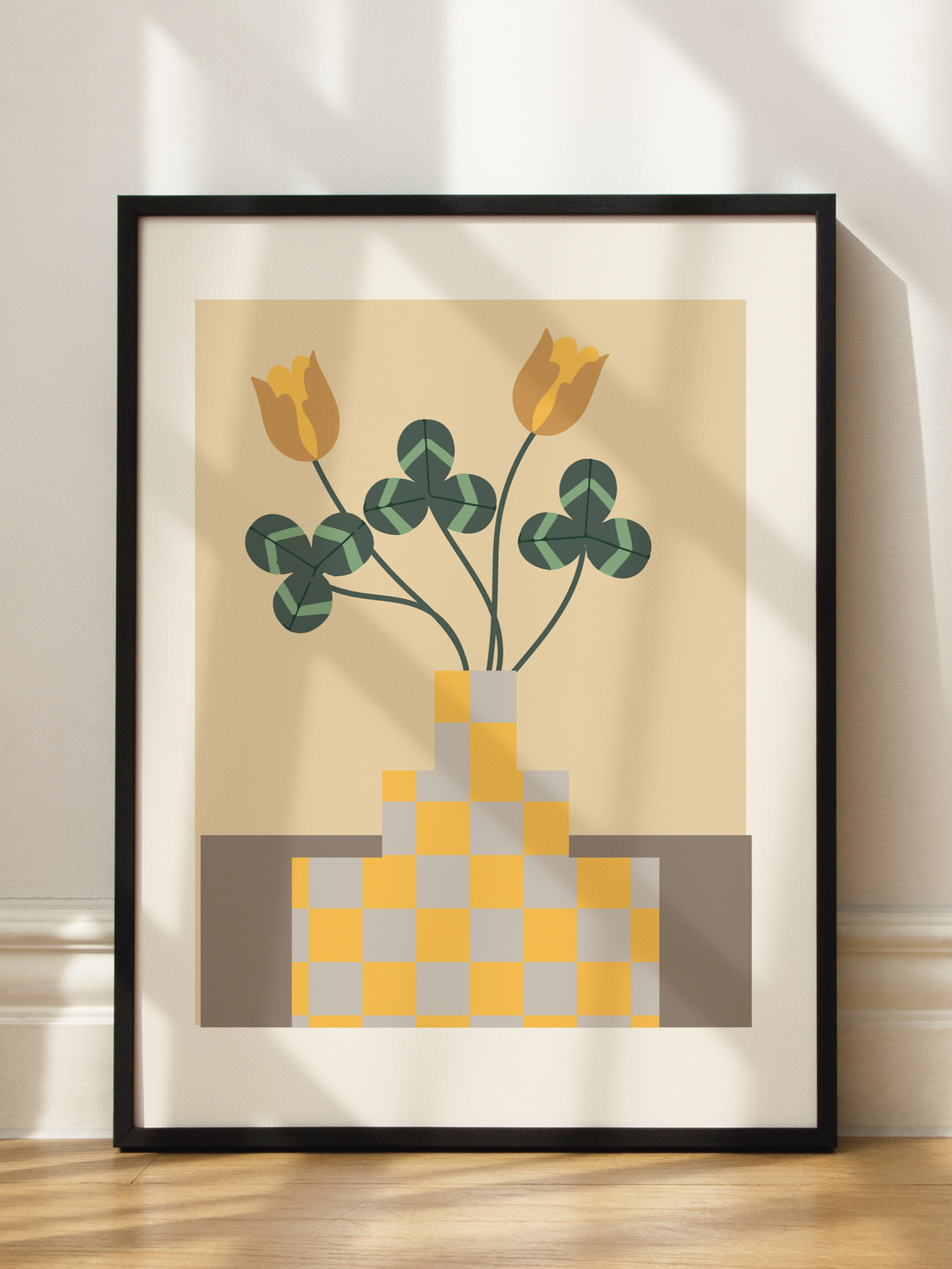 Checkered Vase