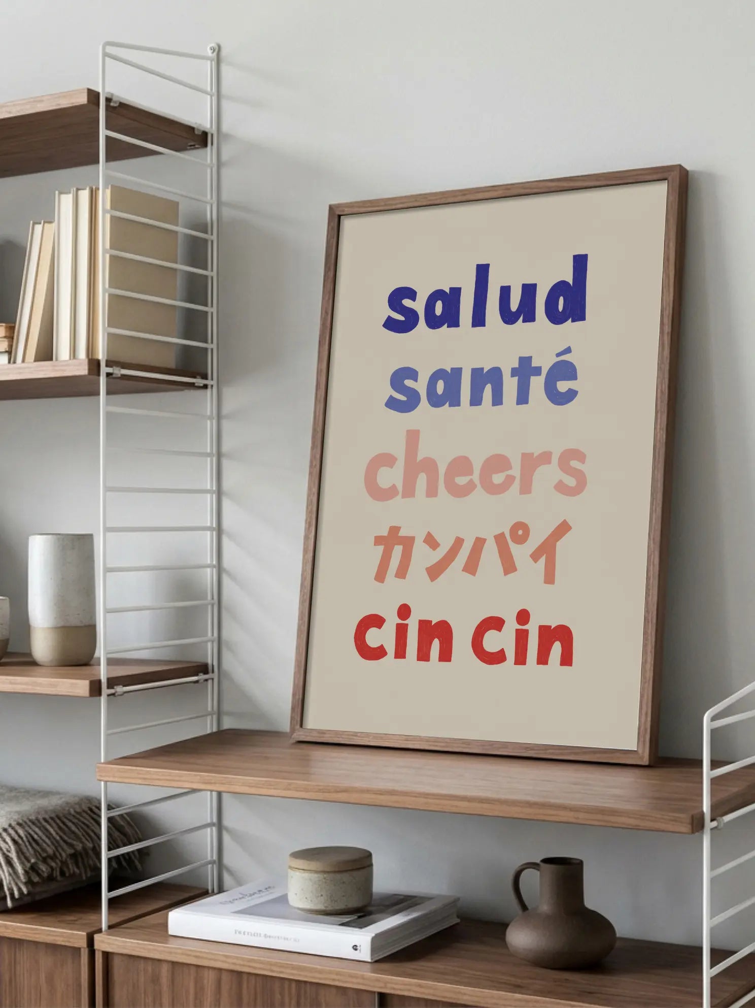 Cheers Text Poster