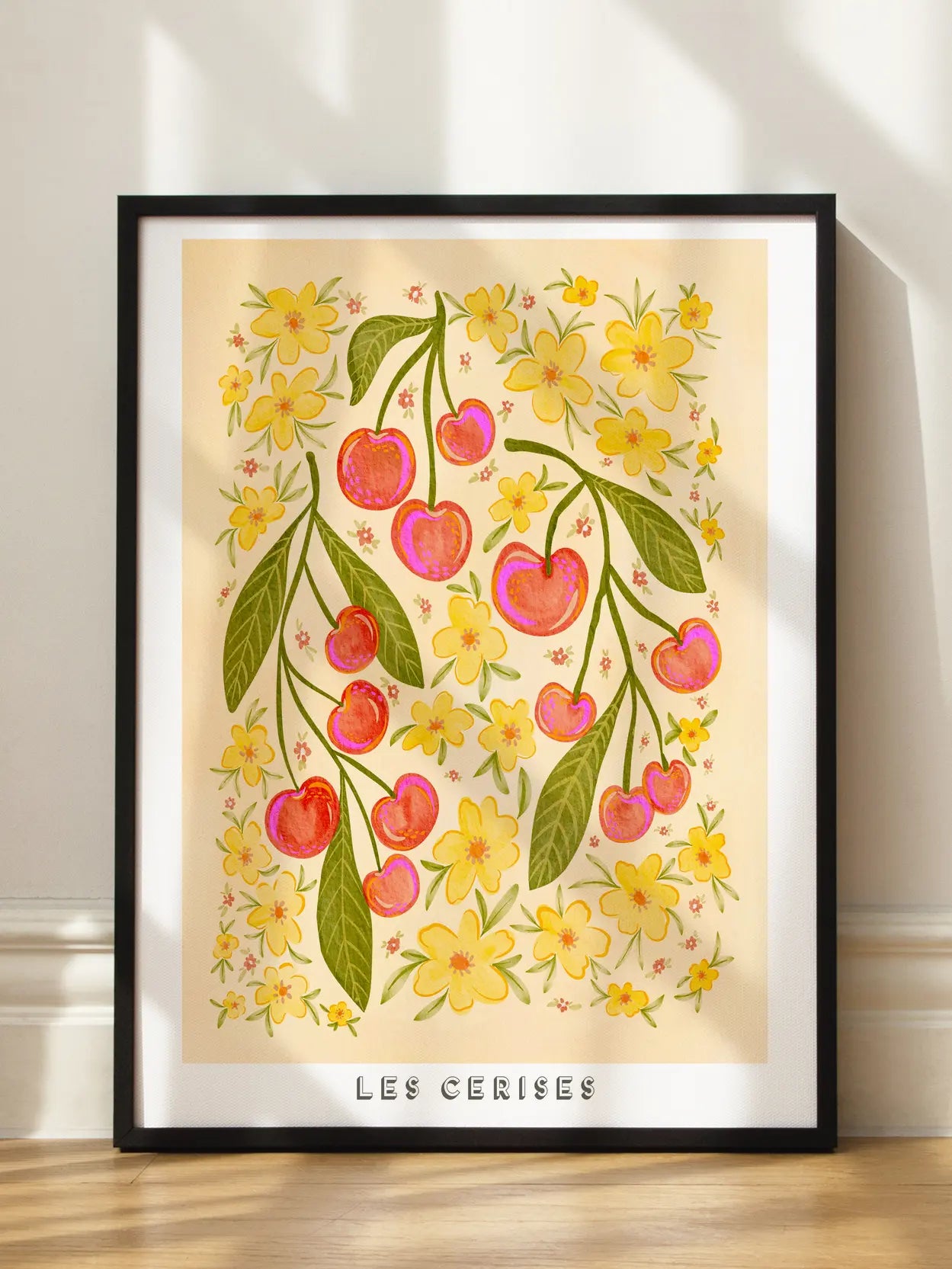 Cherry Botanical Illustration