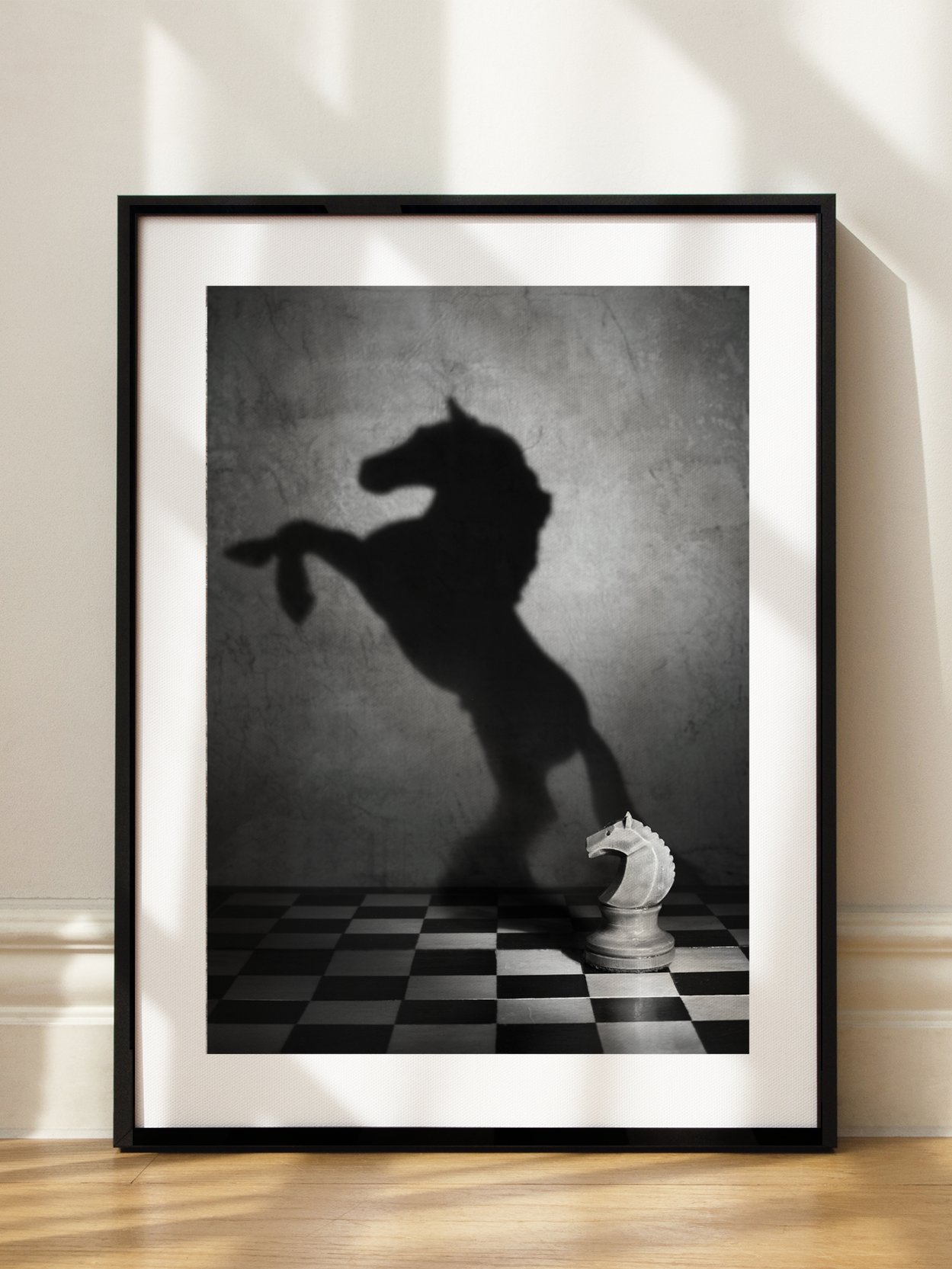 Chess Horse Shadow