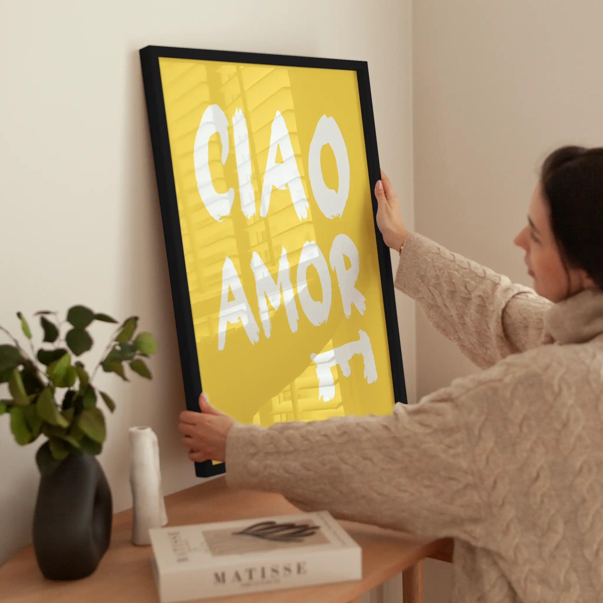 Ciao Amor wird aufgehängt