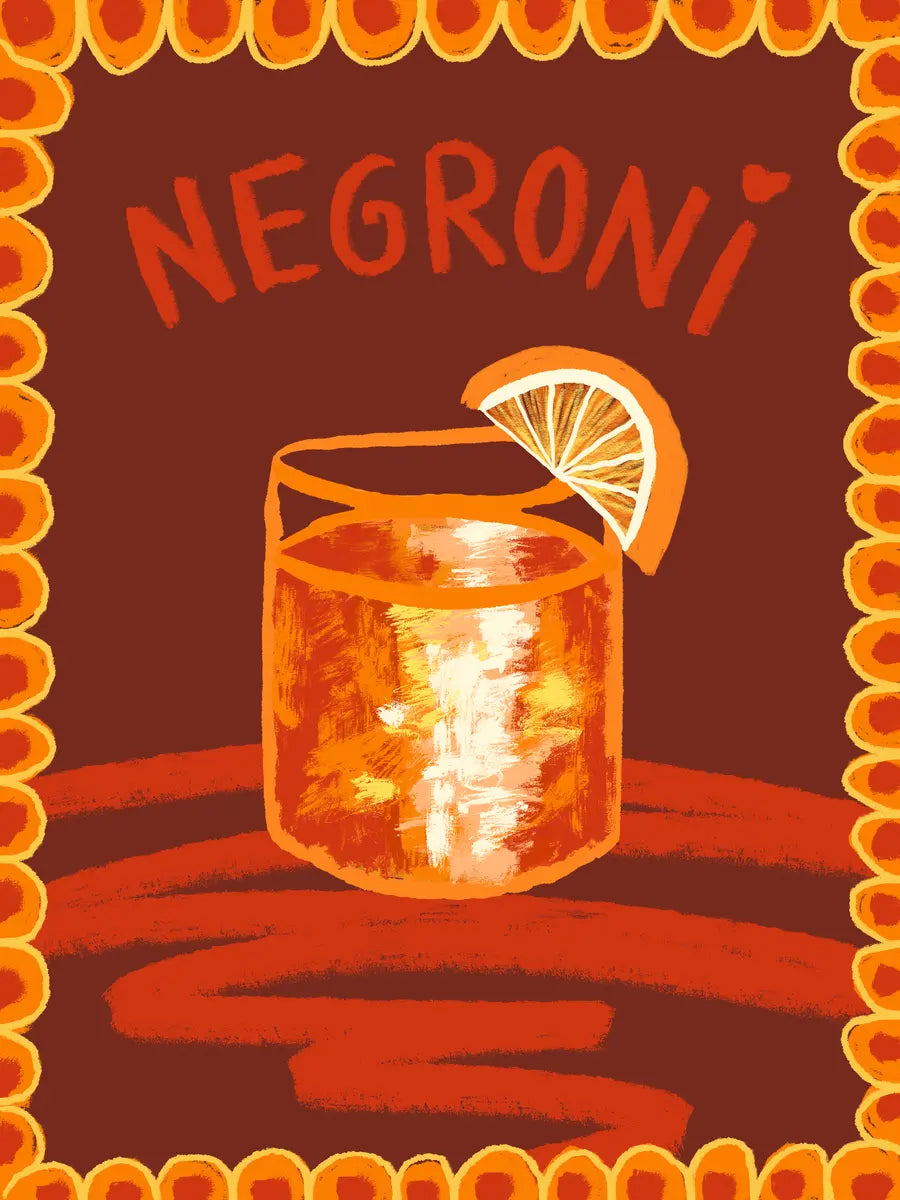 Citrus Cocktail Charm Poster