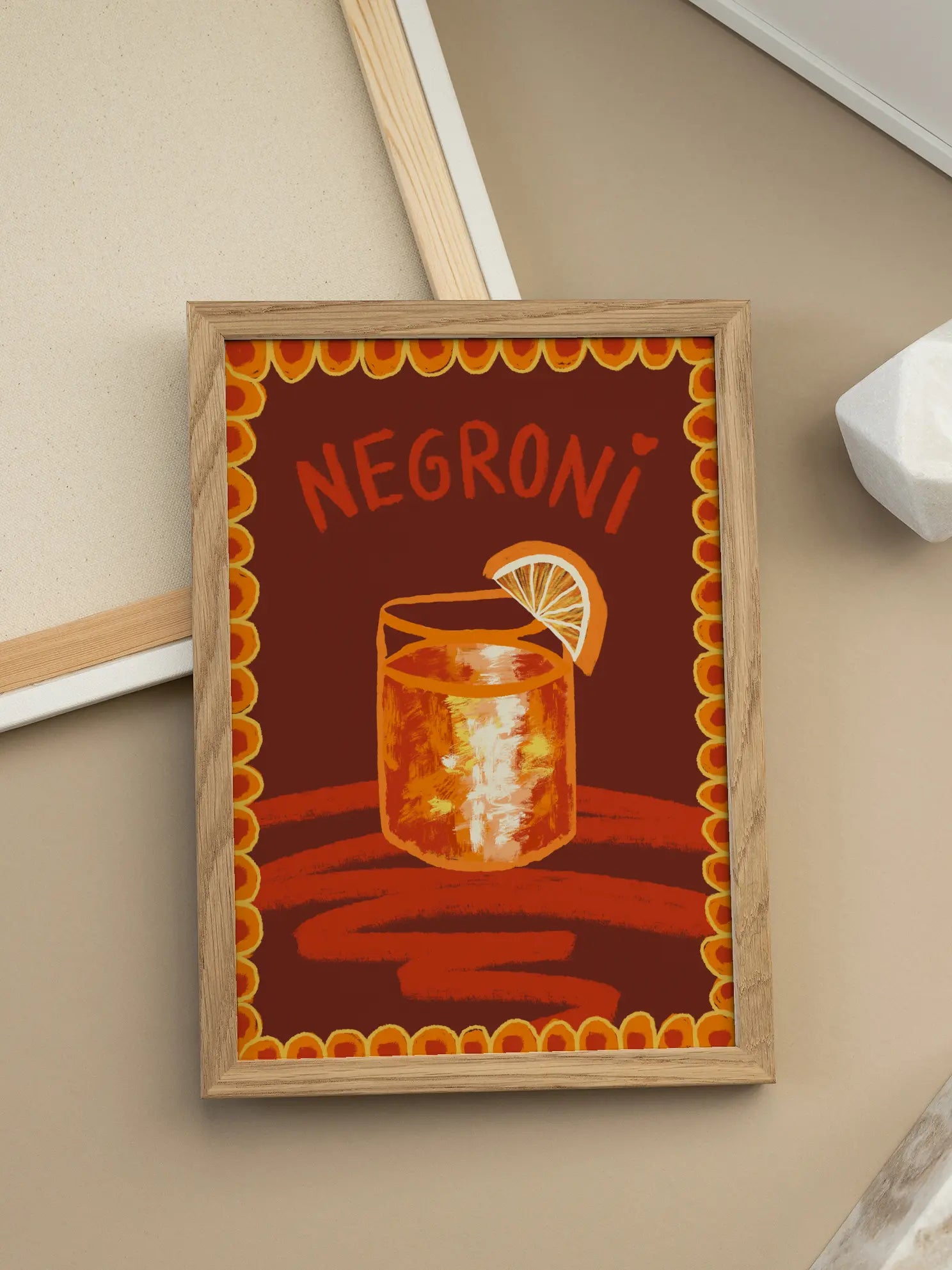 Citrus Cocktail Charm Poster