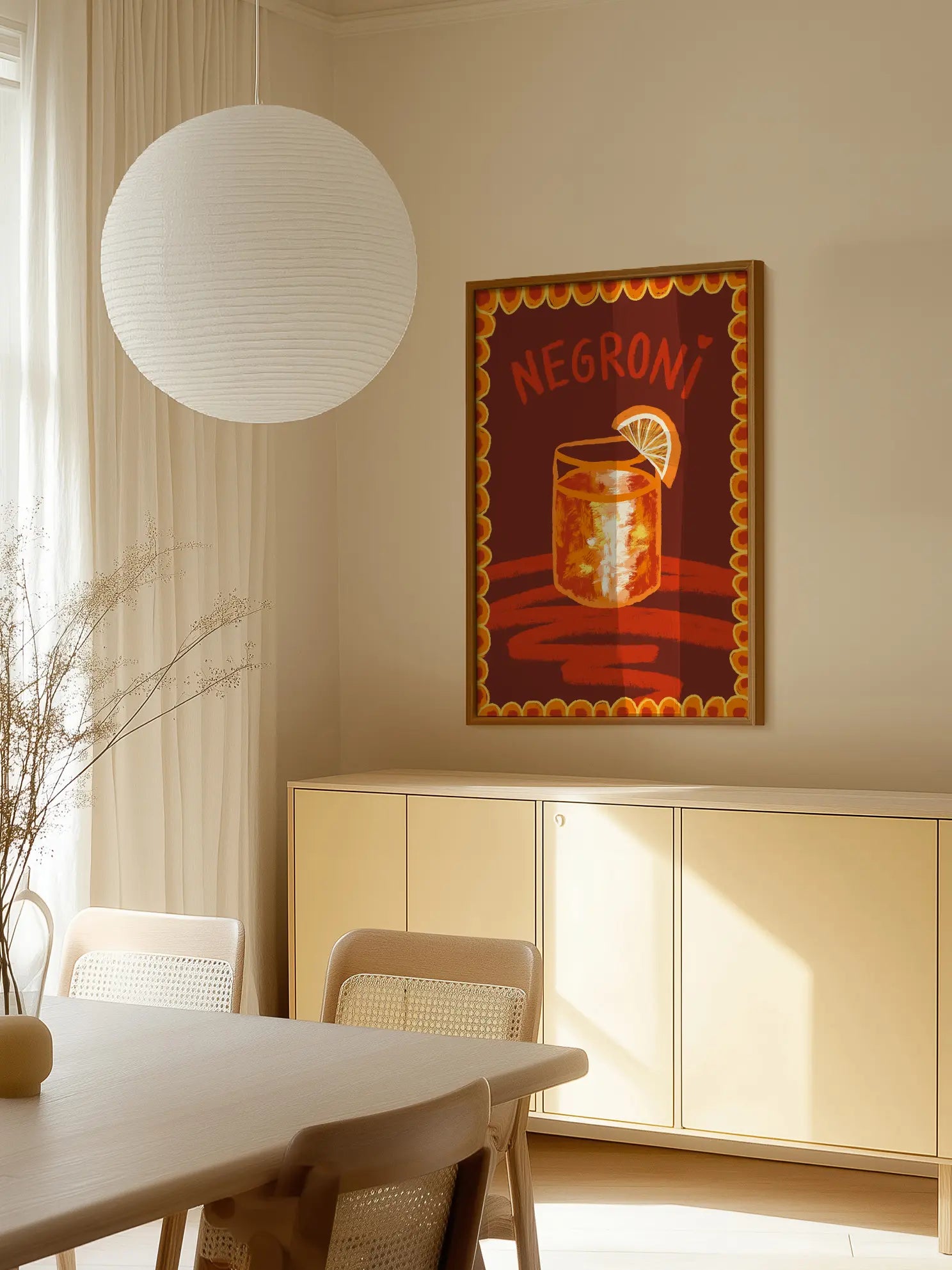 Citrus Cocktail Charm Poster