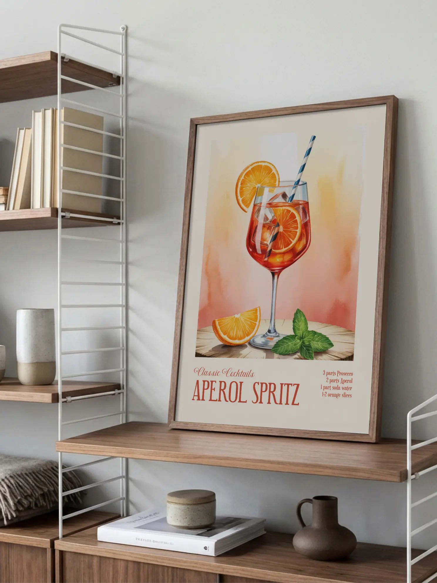 Classic Cocktails Aperol Spritz Poster