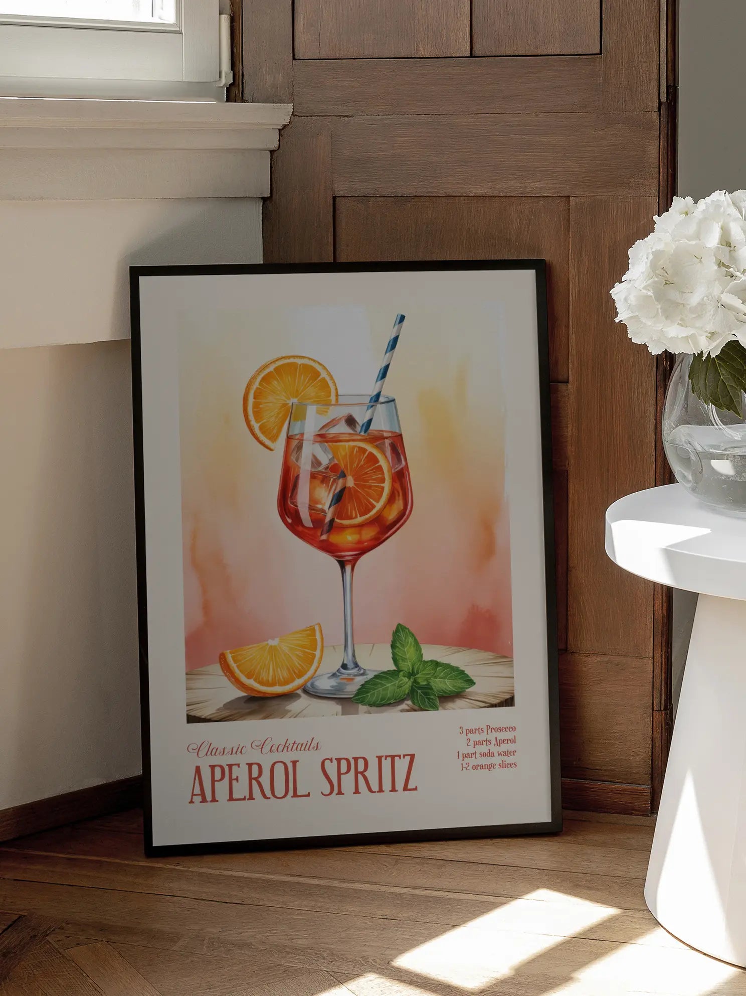 Classic Cocktails Aperol Spritz Poster