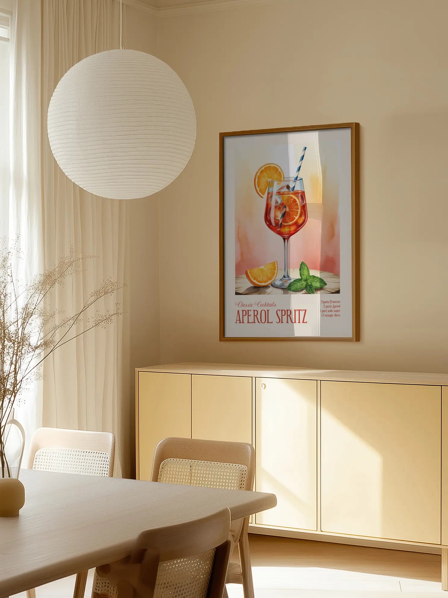 Classic Cocktails Aperol Spritz Poster