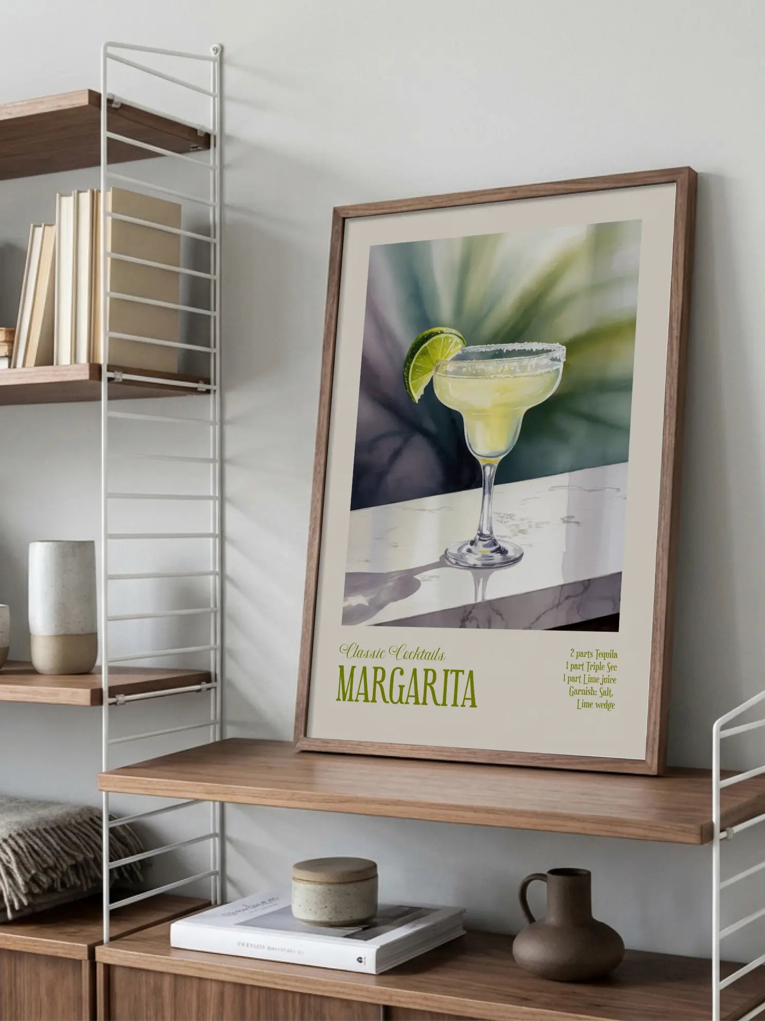 Classic Cocktails Margarita Cocktail Poster