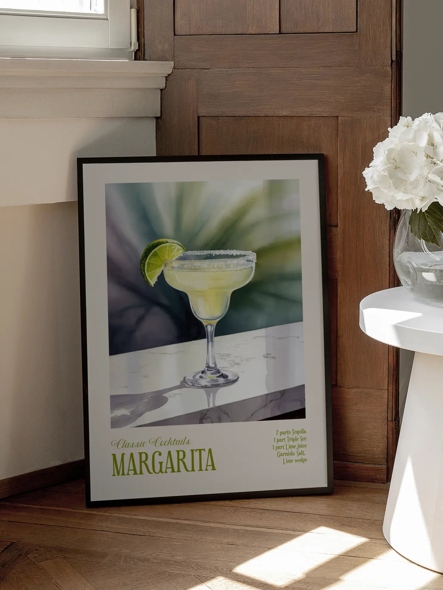 Classic Cocktails Margarita Cocktail Poster