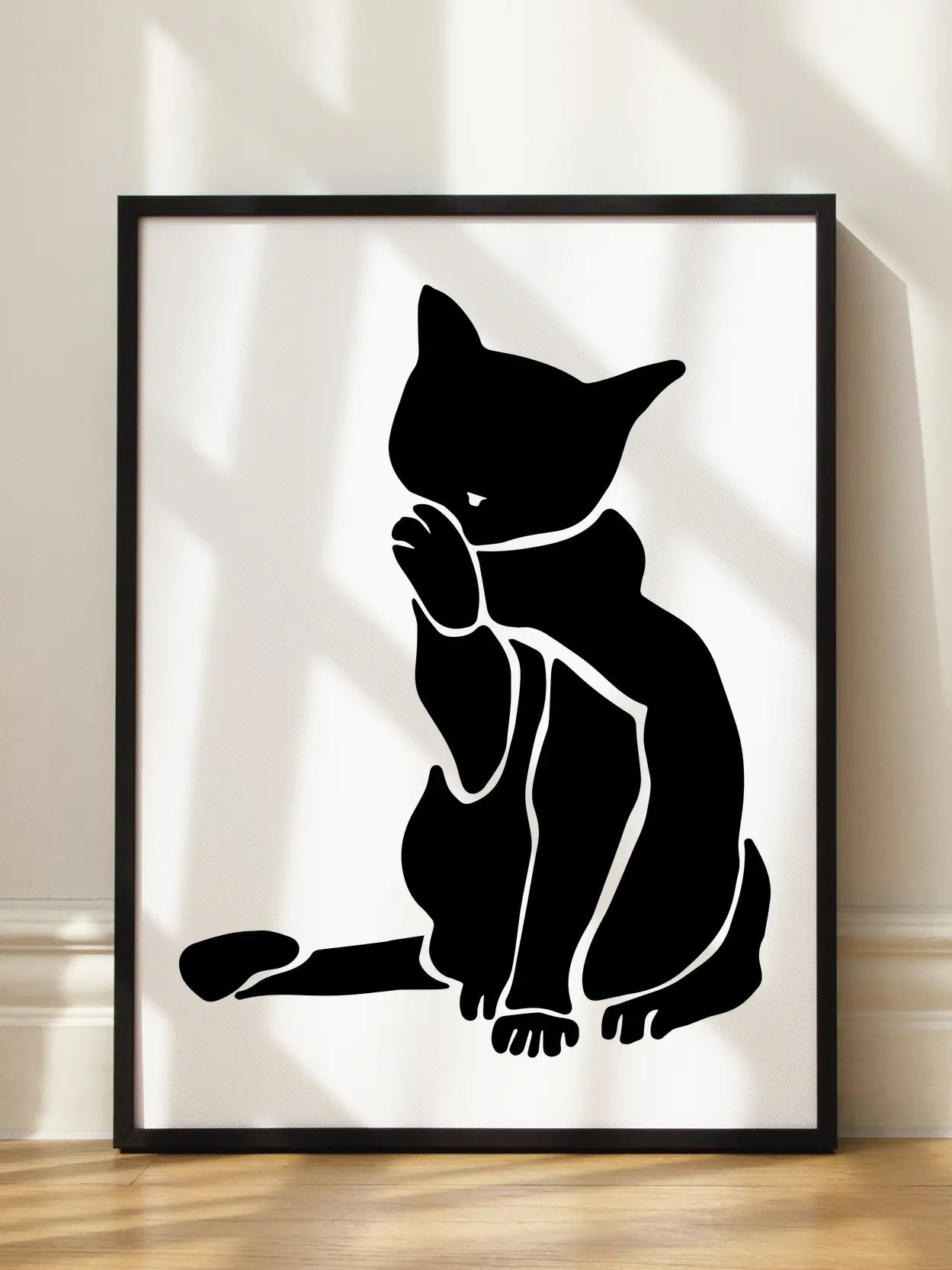 Cleaning Cat Poster