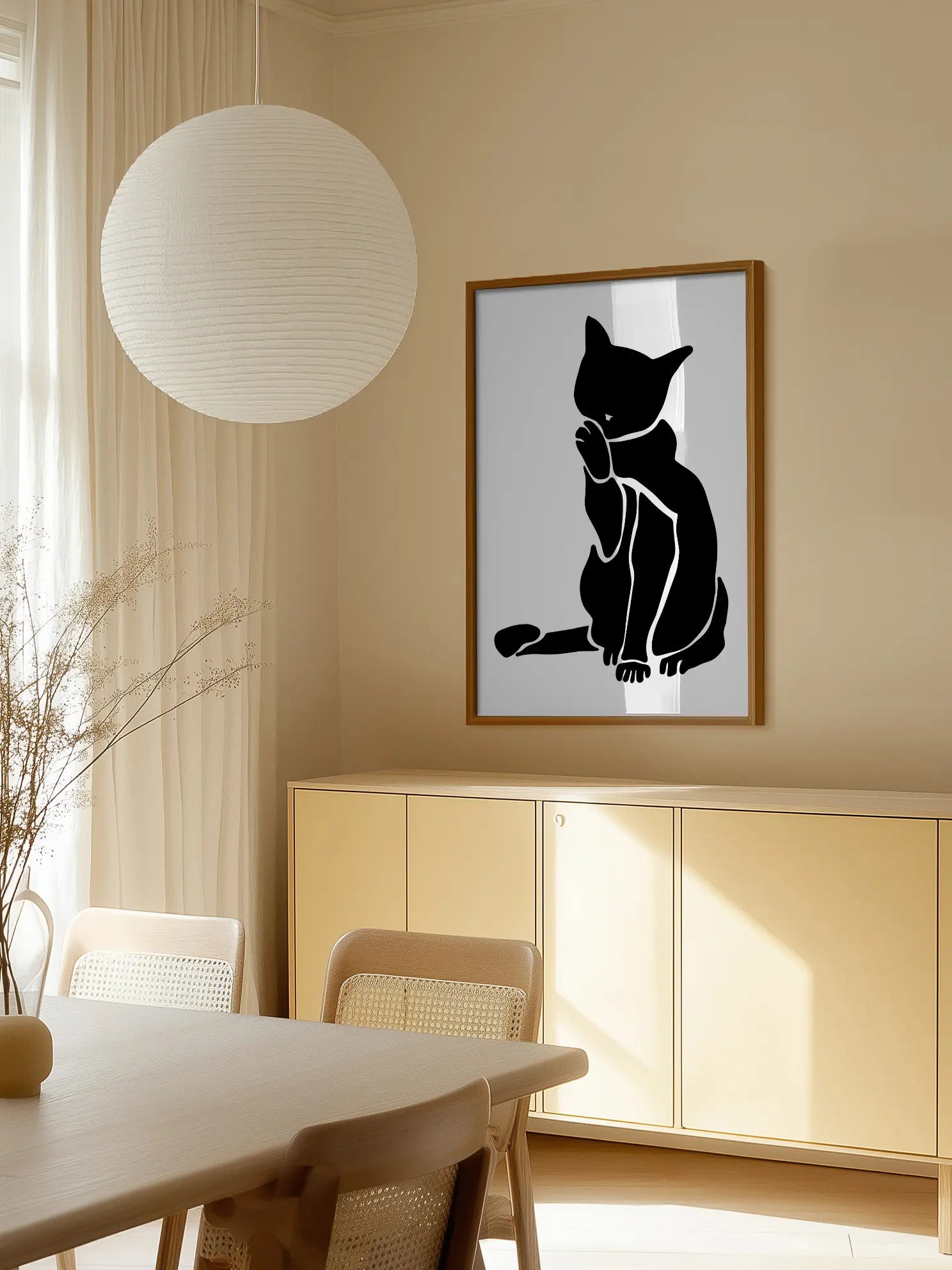 Cleaning Cat Poster