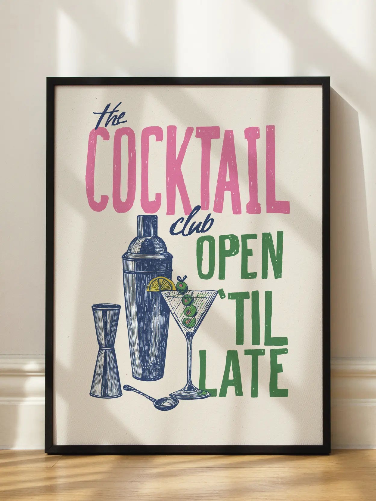 Cocktail Club Poster