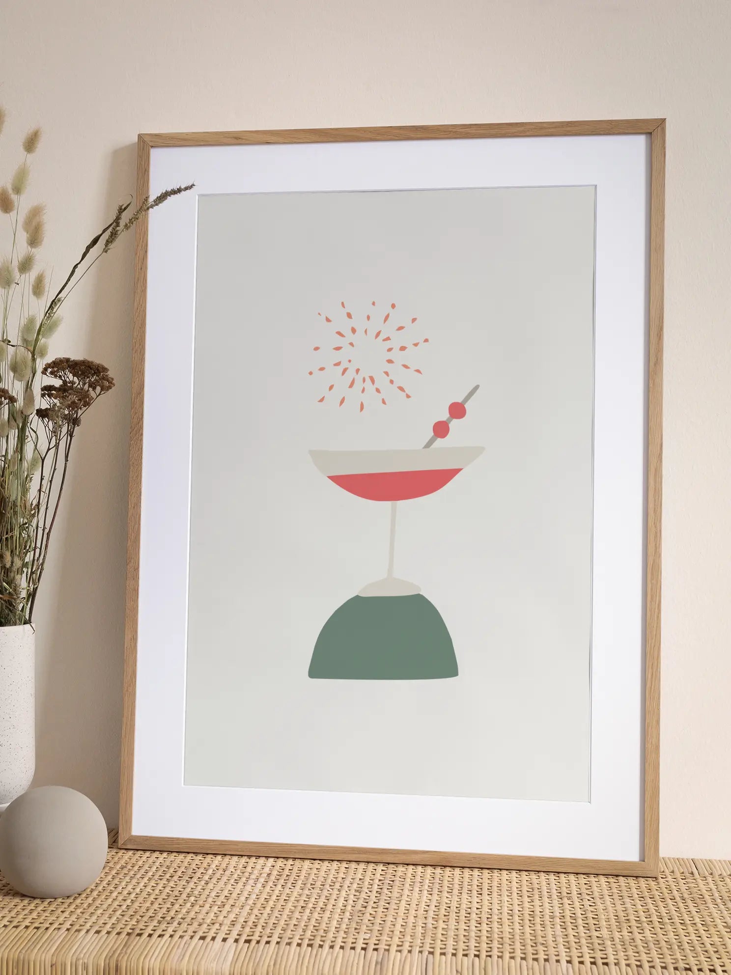 Cocktail Firework Poster