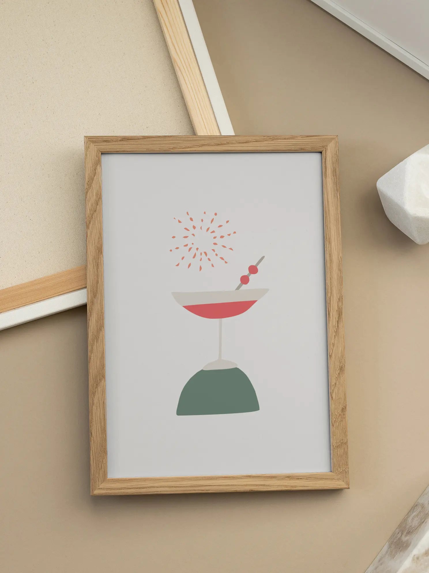 Cocktail Firework Poster