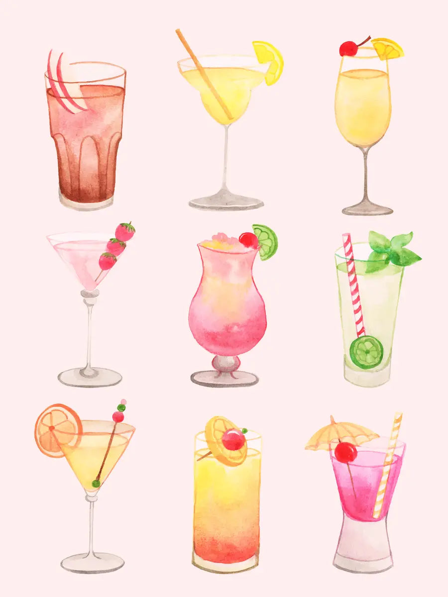 Cocktail Menu Poster