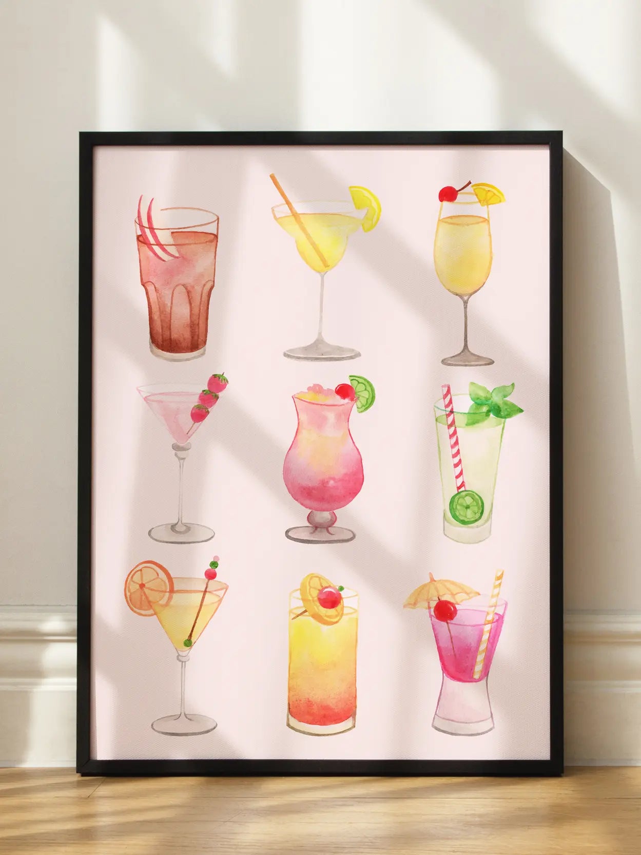 Cocktail Menu Poster