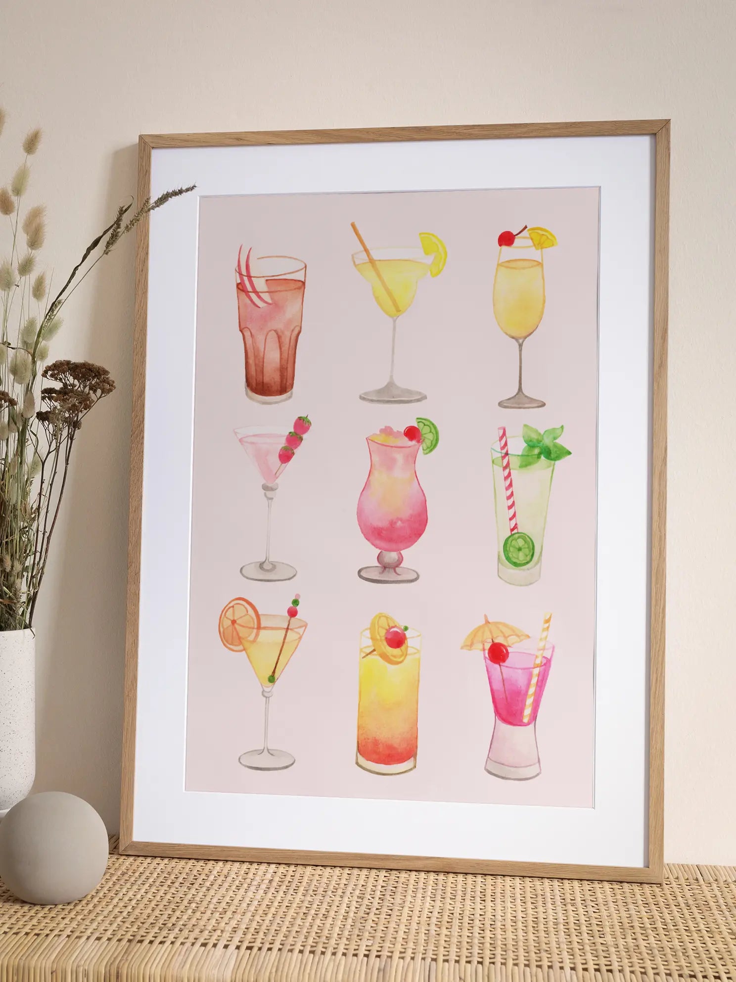 Cocktail Menu Poster