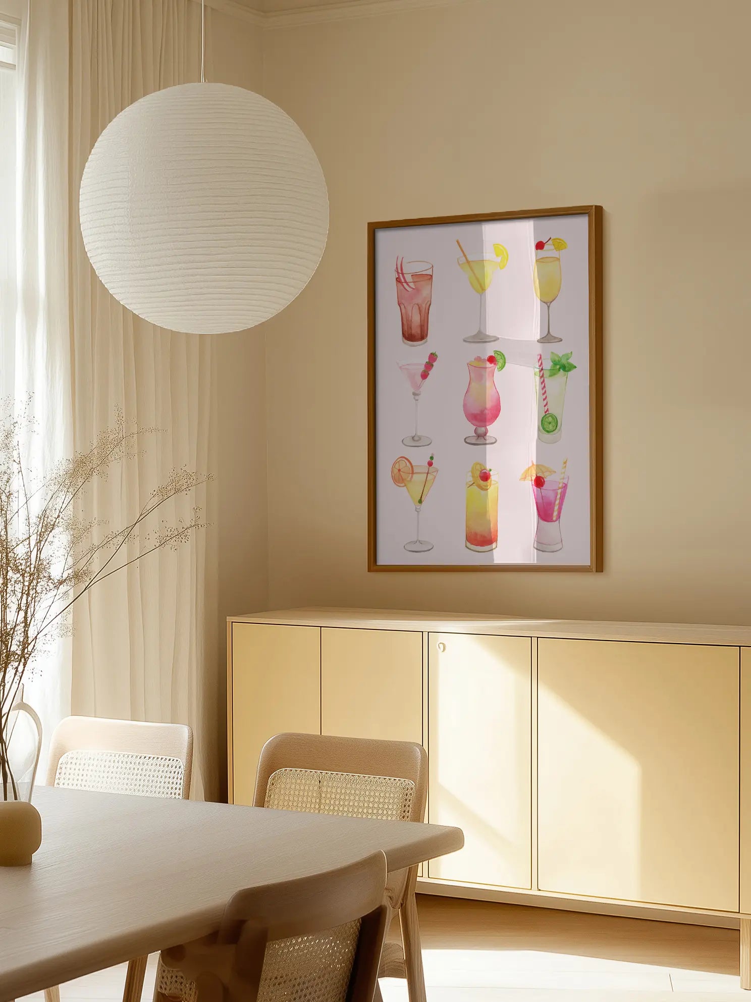 Cocktail Menu Poster