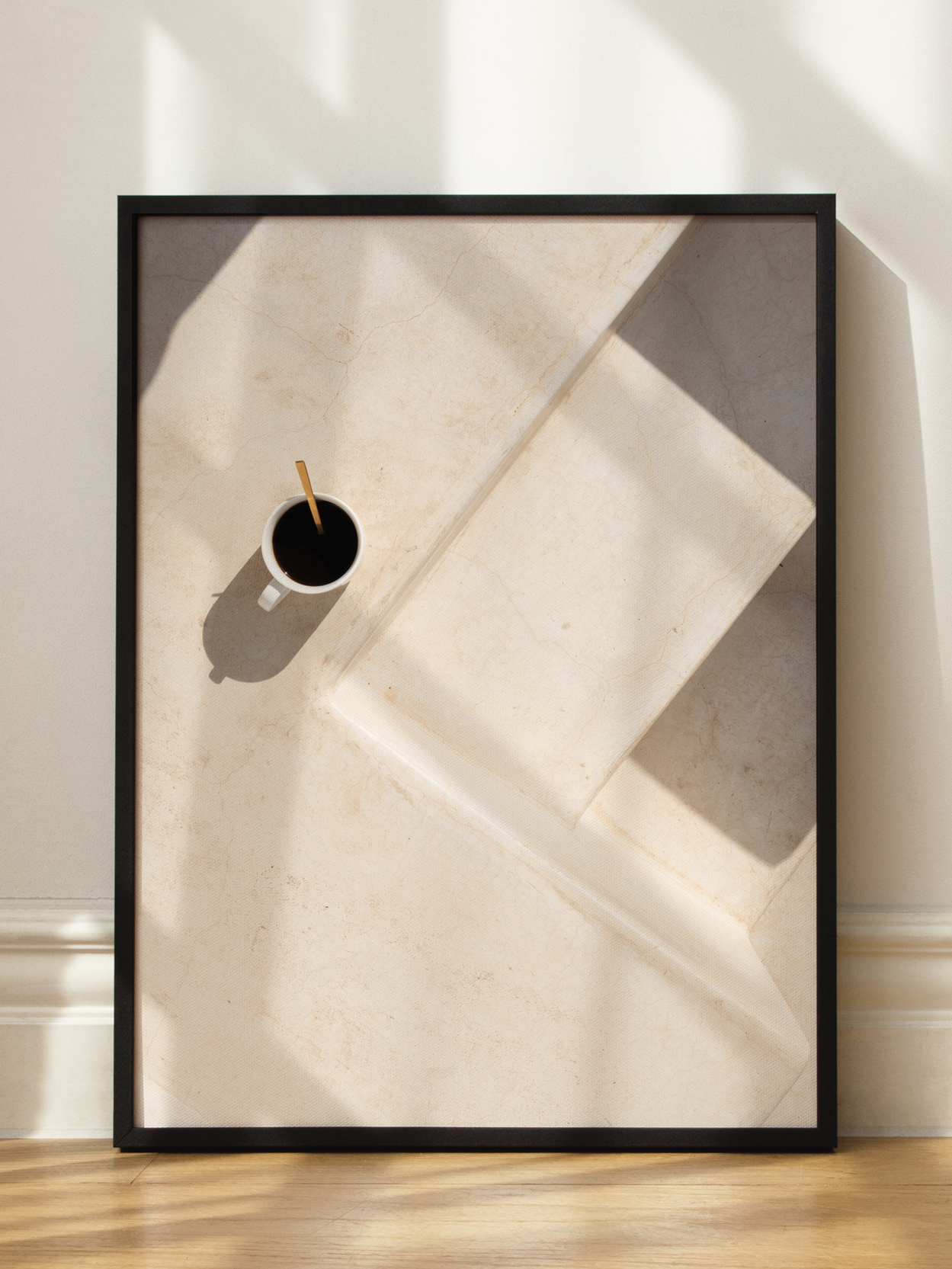 Coffee Cup on Stairs