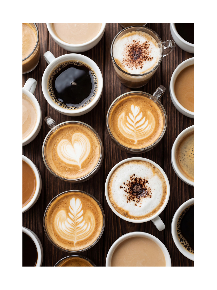 Coffee Cups Poster