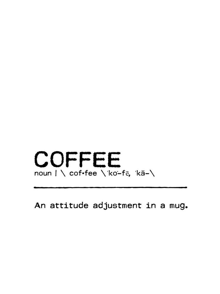 Coffee Definition Poster
