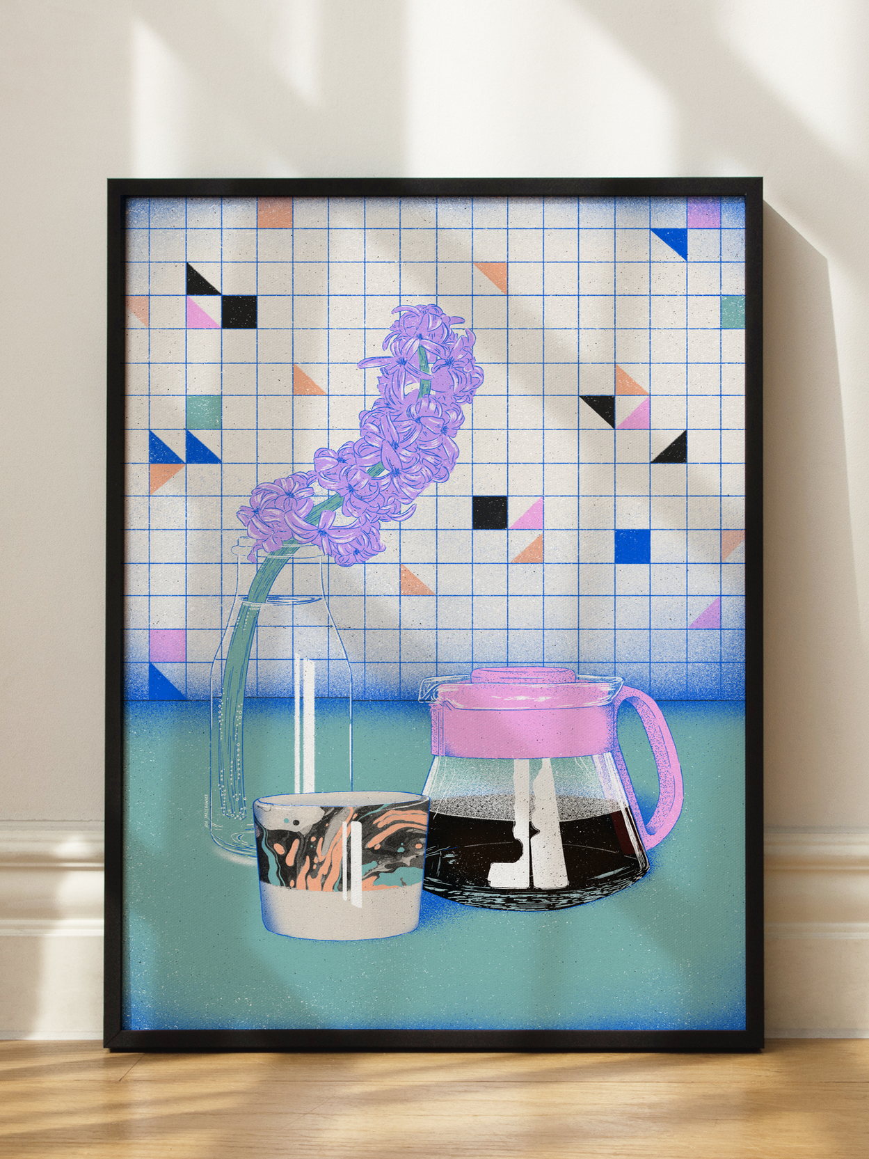 Coffee and Hyacinth
