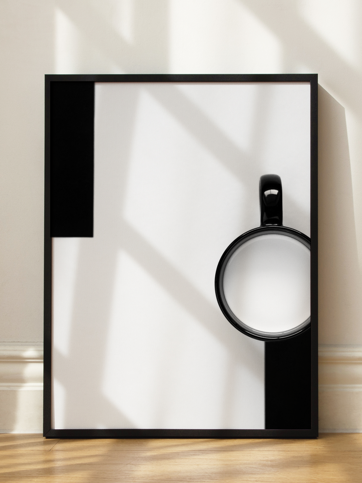 Coffee and Milk Cups Poster