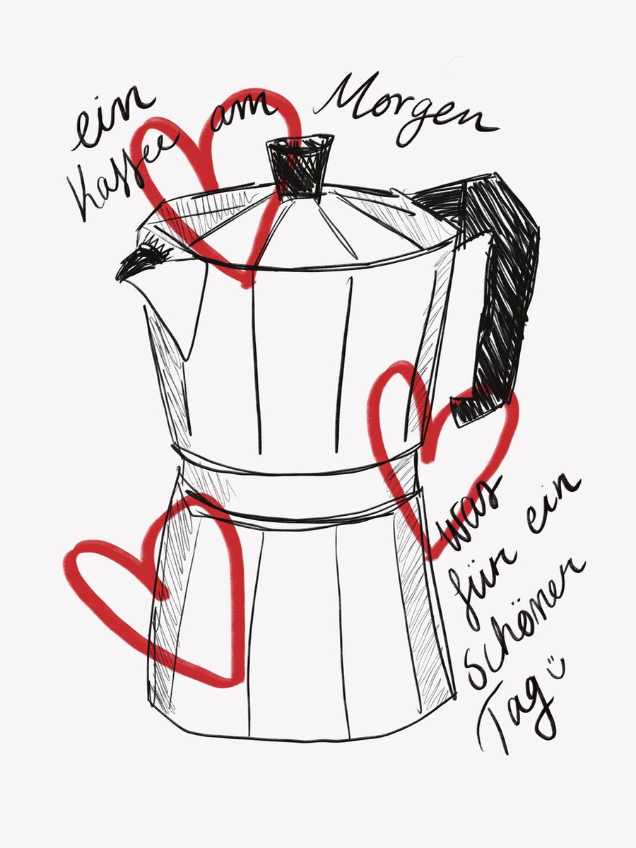 Coffee in the Morning Poster
