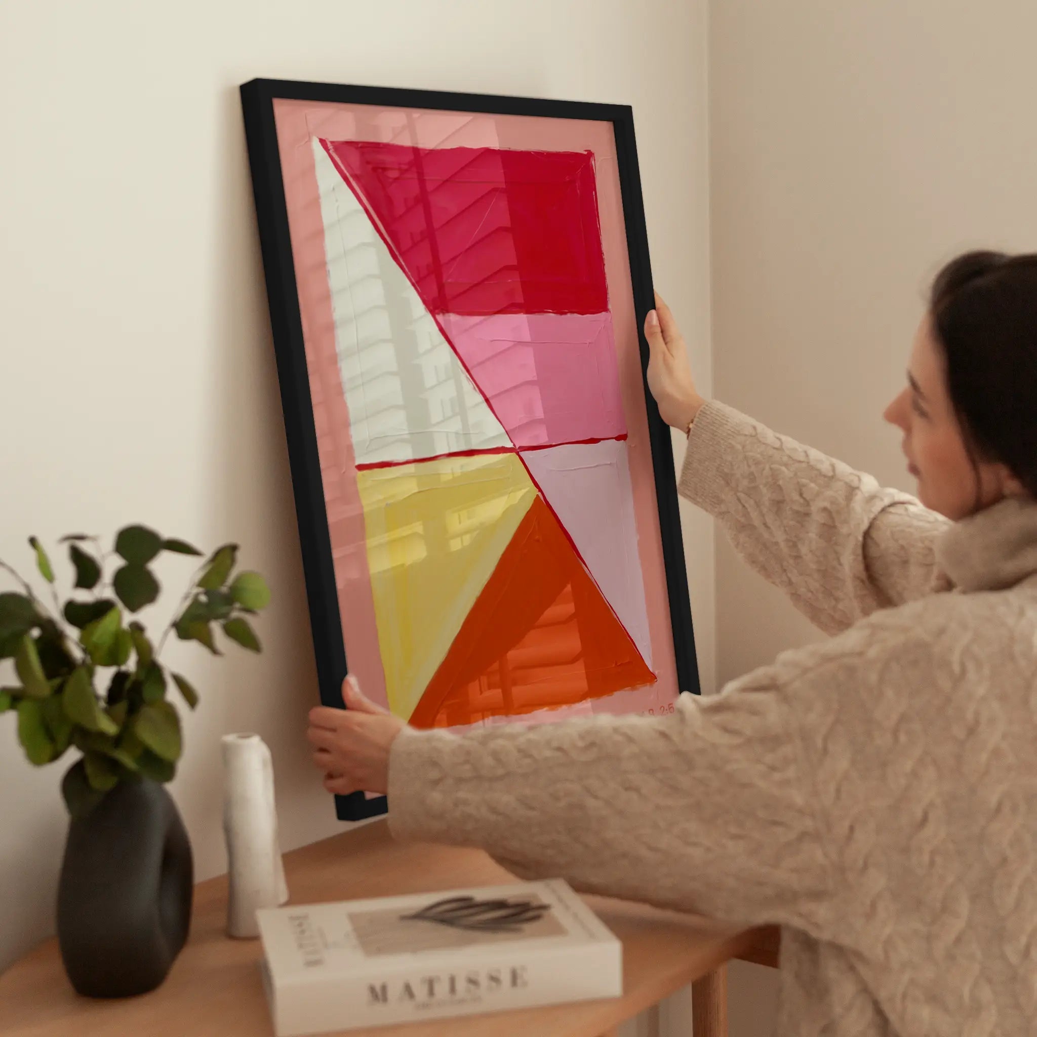 Color Panel wird aufgehängt
