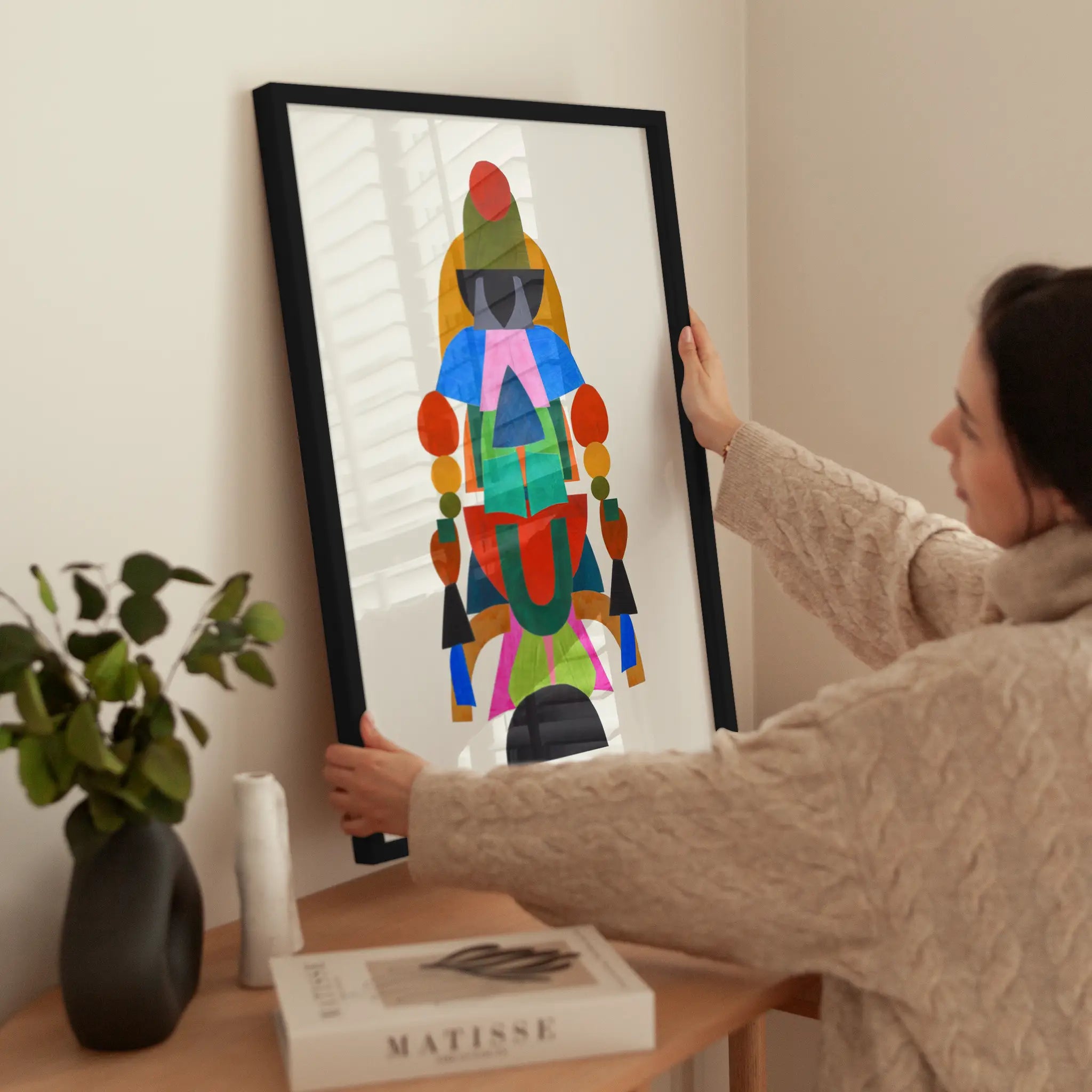 Color Stacks wird aufgehängt