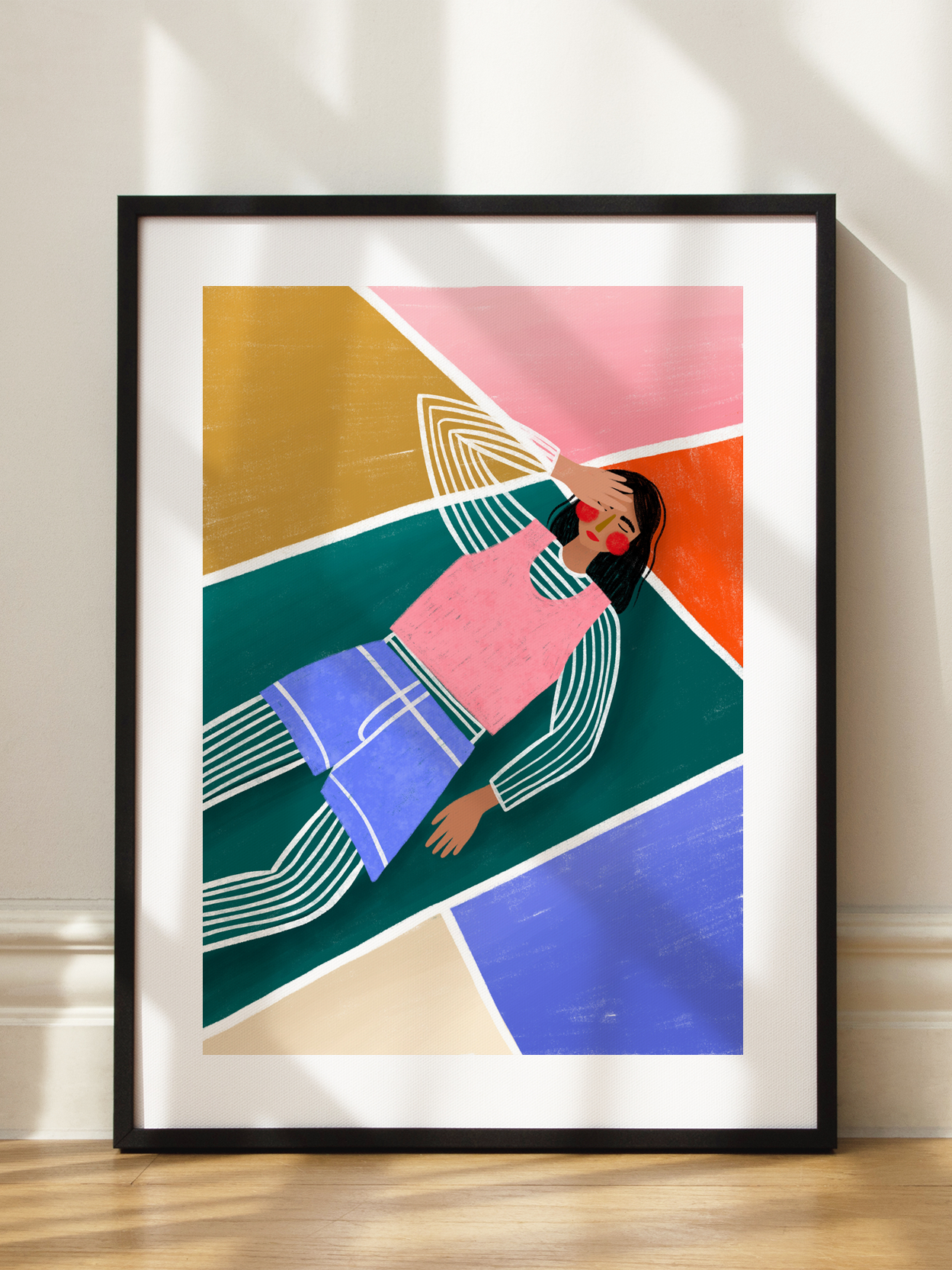 Vibrant Lady Resting